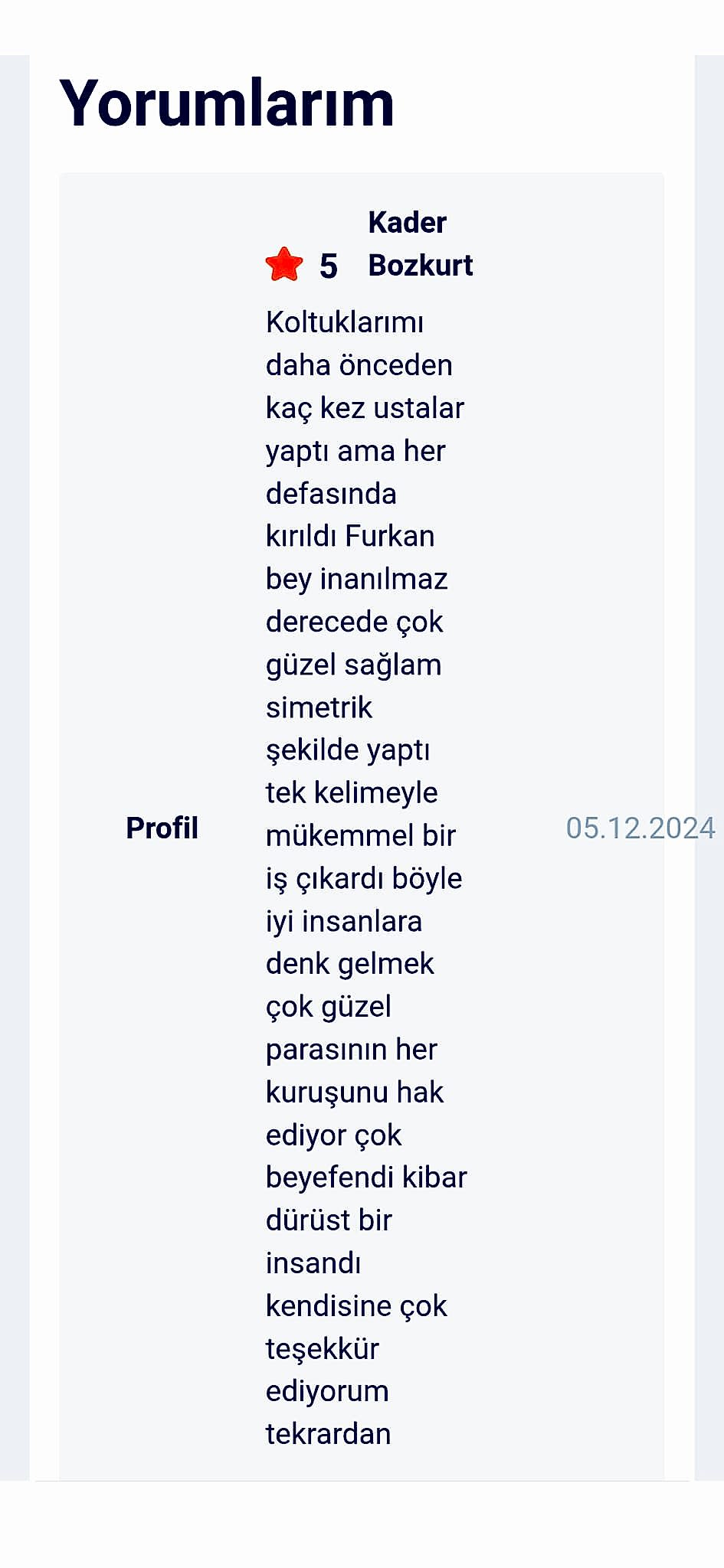 koltuktamiriyorumlar